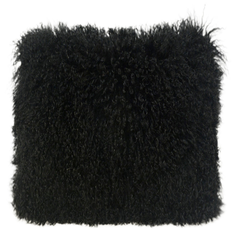 Tibetan Sheep Black Large Pillow (6613359132768)