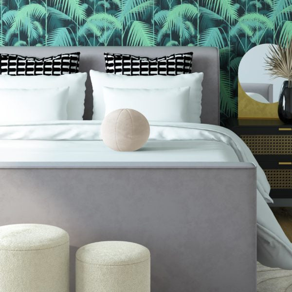 Boba 9" Cream Velvet Pillow (6613357396064)