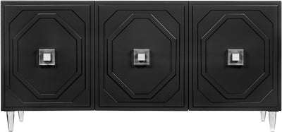 Andros Black Lacquer Buffet - Al Rugaib Furniture (4576361316448)