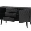 Valentina Black Buffet - Al Rugaib Furniture (4576531808352)