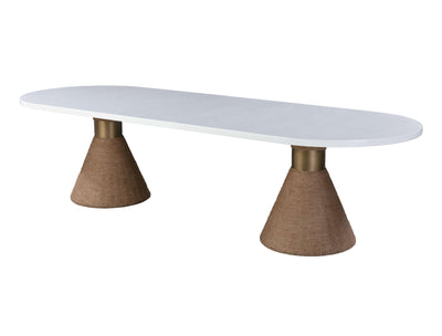 Rishi Natural Rope Oval Table (4482899574880)