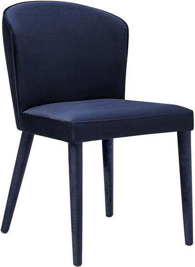 Metropolitan Navy Velvet Chair - Al Rugaib Furniture (4576508575840)