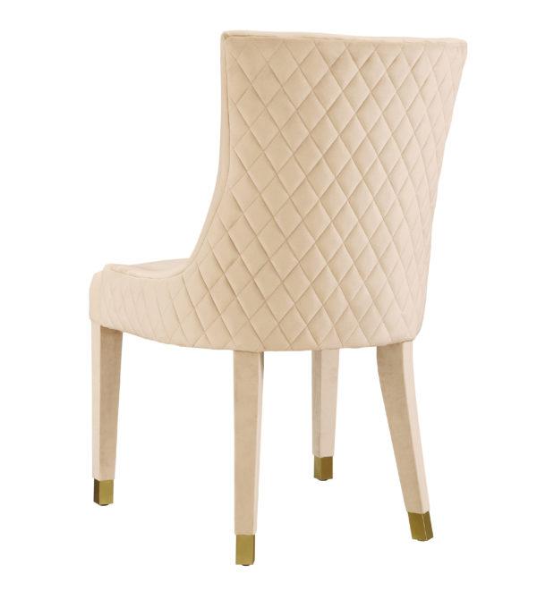Diamond Cream Dining Chair - Al Rugaib Furniture (4481927151712)