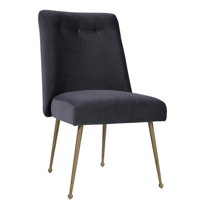 Batik Grey Velvet Dining Chair - Al Rugaib Furniture (4576465551456)