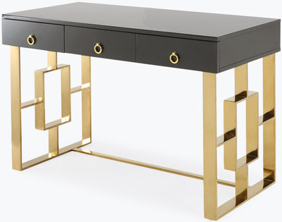 Audrey Grey Lacquer Desk - Al Rugaib Furniture (4576463487072)