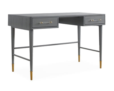 Talia Grey Desk - Al Rugaib Furniture (4576527679584)