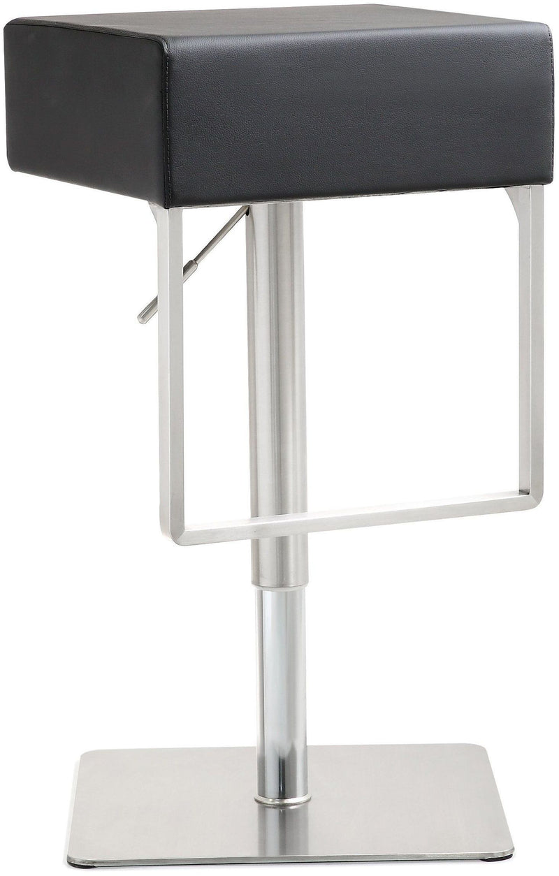Seville Black Stainless Steel Barstool - Al Rugaib Furniture (4576525320288)