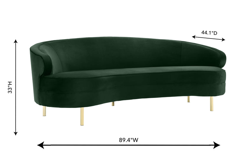 Baila Green Velvet Sofa (2282088661088)