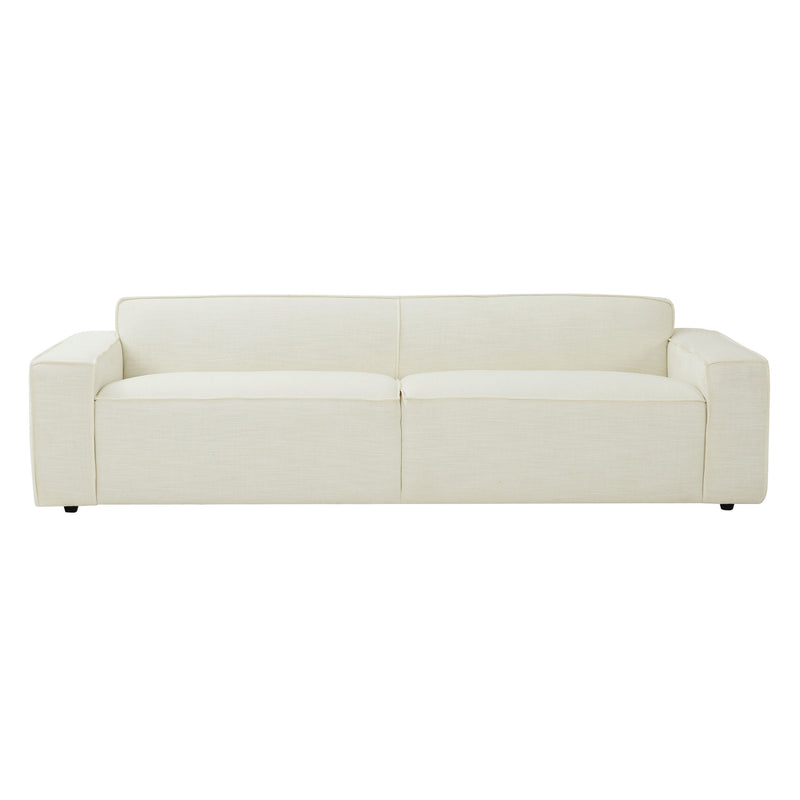 Olafur Cream Linen Sofa (6563844194400)