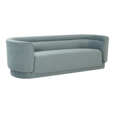 Macie Sea Blue Velvet Sofa (6568033779808)