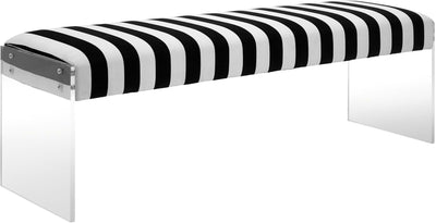 Envy Paris Velvet/Acrylic Bench - Al Rugaib Furniture (4576484130912)