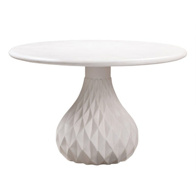 Tulum Ivory Concrete Dining Table (6568253030496)