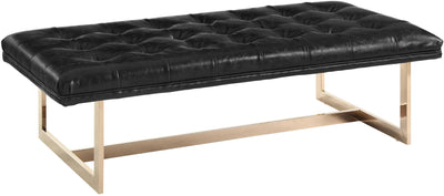 Oppland Black Bench - Al Rugaib Furniture (4576514965600)
