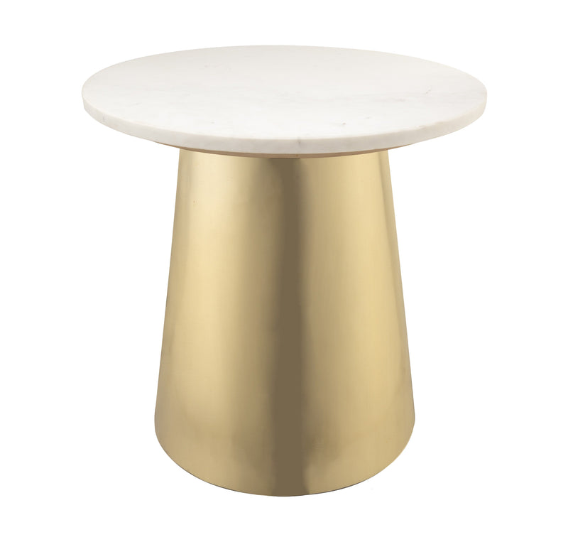 Bleeker Marble Side Table - Al Rugaib Furniture (4576468402272)