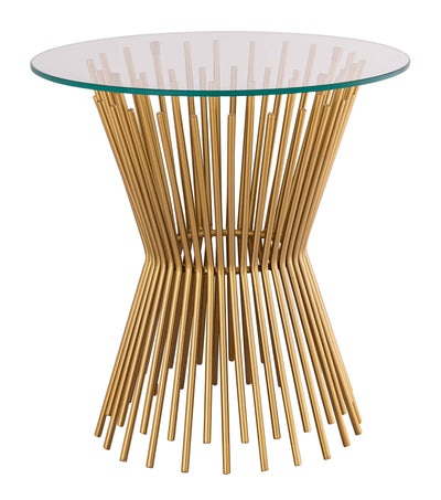 Grace Glass Side Table - Al Rugaib Furniture (4576490848352)