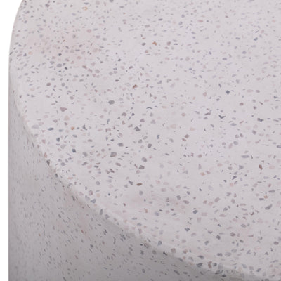 Terrazzo Light Speckled Side Table (4576528498784)