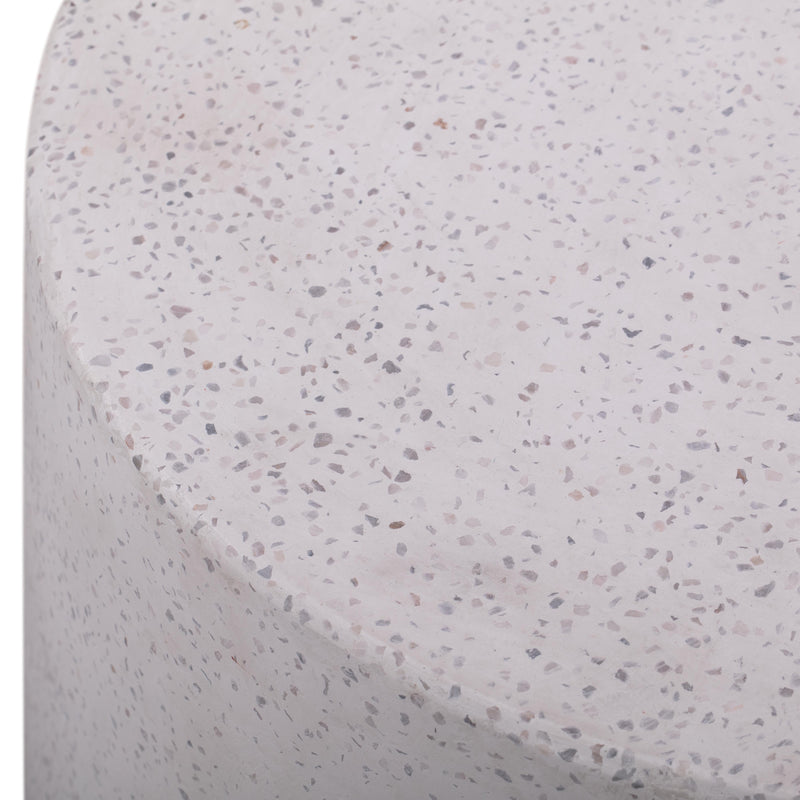 Terrazzo Light Speckled Side Table (4576528498784)