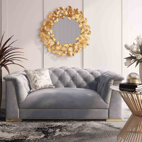 FARAH VELVET LOVESEAT BY INSPIRE ME! HOME DECOR - Al Rugaib Furniture (4677294293088)