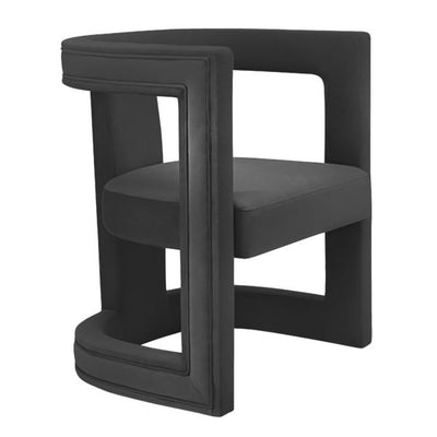 Ada Black Velvet Chair (6568254210144)