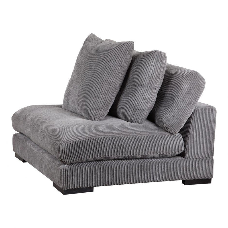 Tumble Slipper Chair Charcoal - Al Rugaib Furniture (4583209828448)
