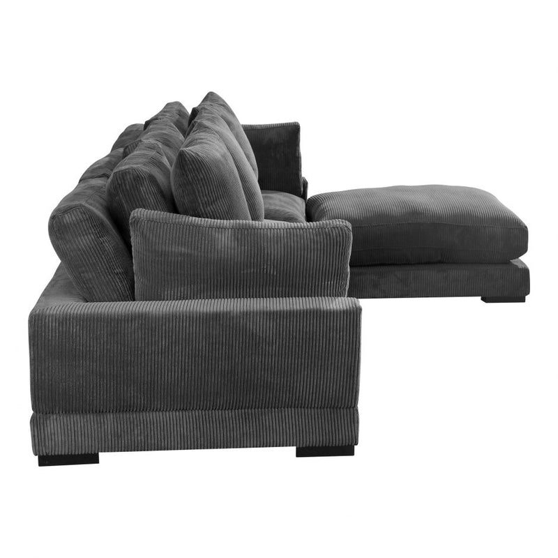 Tumble Lounge Modular Sectional Charcoal - Al Rugaib Furniture (4695143678048)