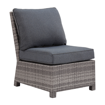 Salem Beach Armless Chair with Cushion (6628758388832)