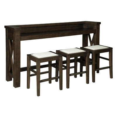 Hallishaw Counter Height Dining Table and 3 Barstools Set (6592023822432)