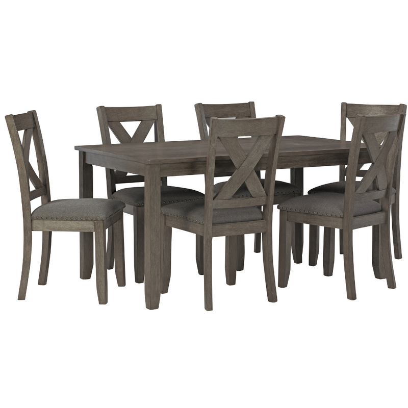 Caitbrook Dining Table and Chairs (Set of 7) (4728066244704)