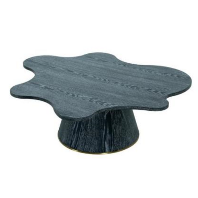 Concrete Leaf Coffee Table - High (6536665006176)