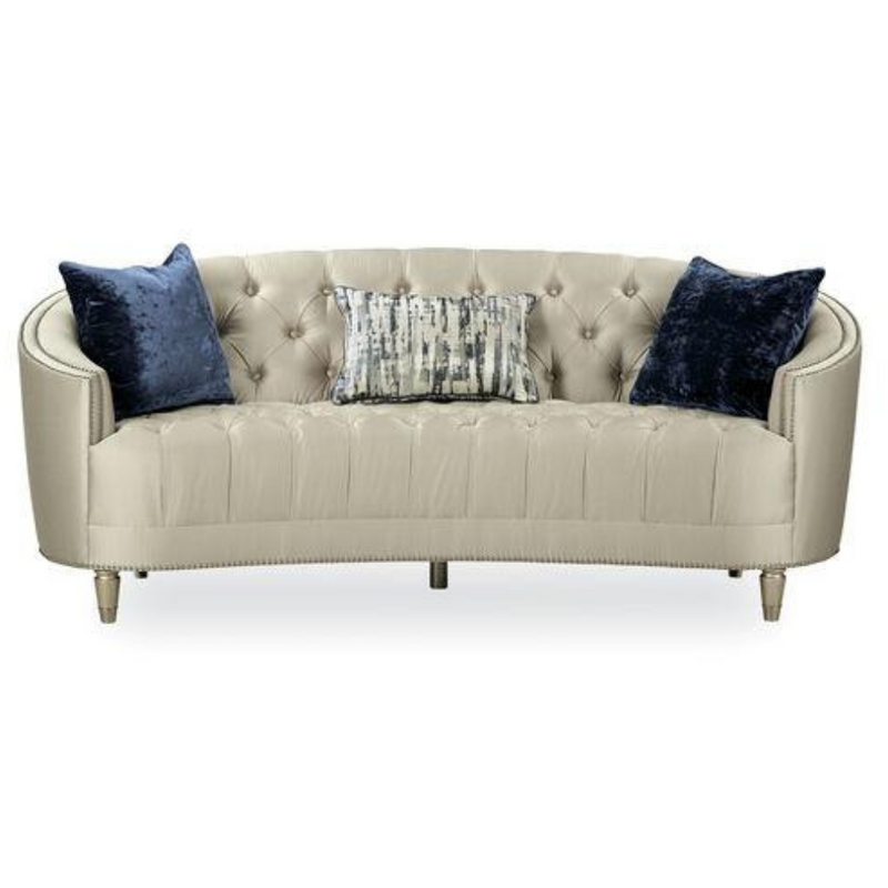 Caracole Elegsnce - Sofa (Dark Blue Cushion) (1910471753824)