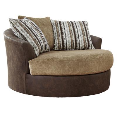 Alesbury Oversized Swivel Accent Chair (6646092300384)