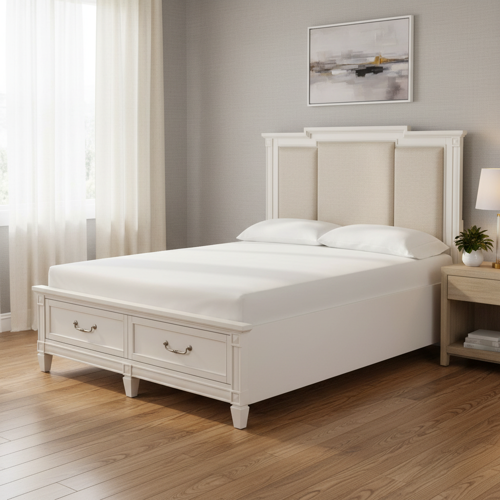 Queen Storage Bed (6617285492832)