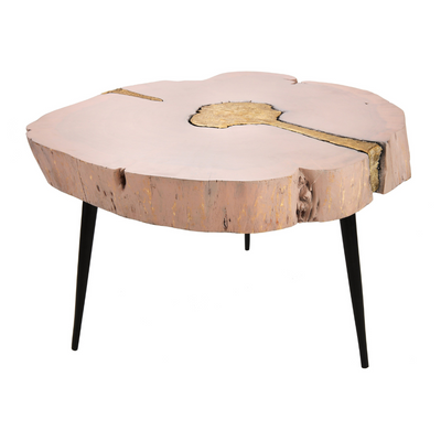 Timber Pink and Brass Cocktail Table (4576530464864)