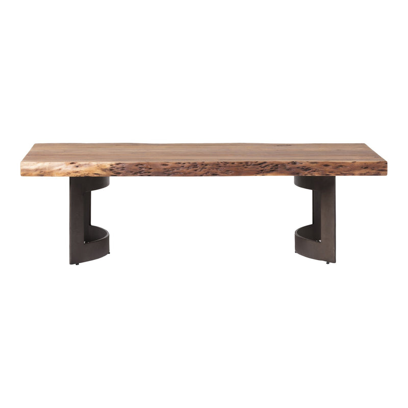 Bent Coffee Table Smoked - Al Rugaib Furniture (4568058298464)