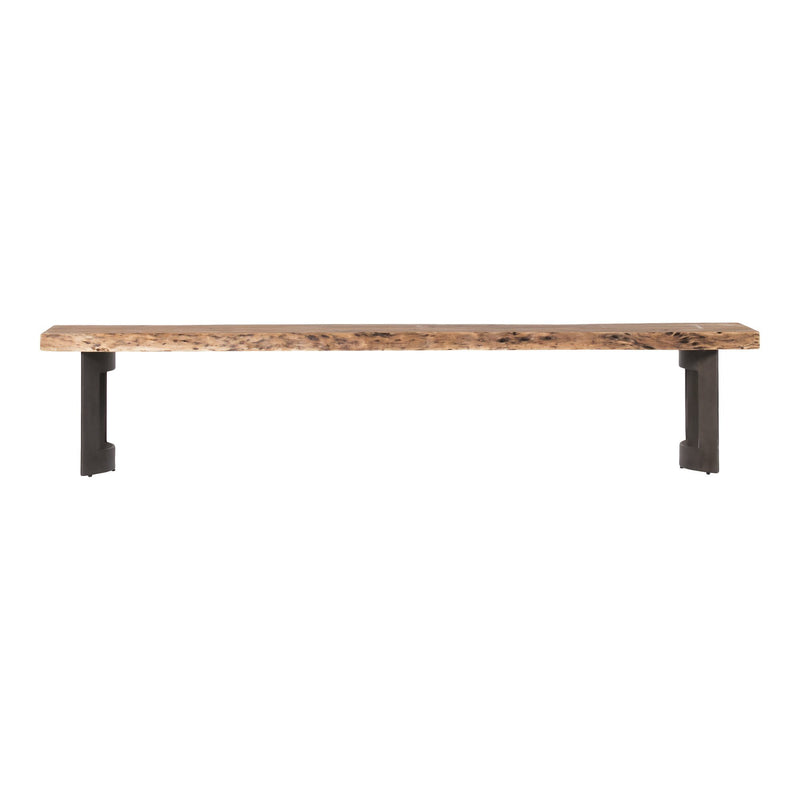 Bent Bench Large Smoked - Al Rugaib Furniture (4583220412512)