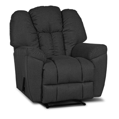 Versace Classic Recliner Upholstered Chair with Controllable Back - Dark Grey-905168-DG (6613424832608)