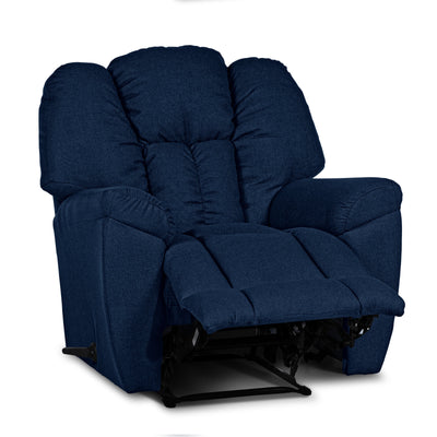 Versace Rocking Recliner Upholstered Chair with Controllable Back - Blue-905169-B (6613425225824)