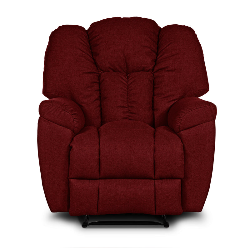 Versace Classic Recliner Upholstered Chair with Controllable Back - Red-905168-RE (6613425029216)