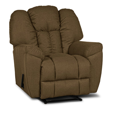 Versace Rocking Recliner Upholstered Chair with Controllable Back - Light Brown-905169-BE (6613425193056)