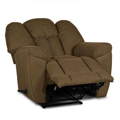 Versace Rocking Recliner Upholstered Chair with Controllable Back - Light Brown-905169-BE (6613425193056)