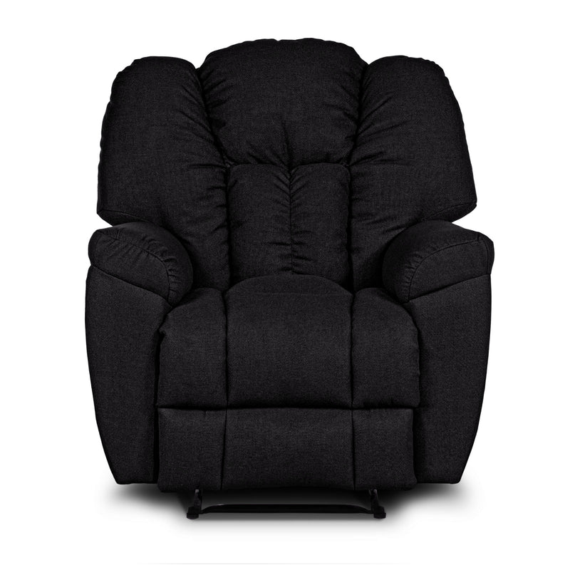 Versace Classic Recliner Upholstered Chair with Controllable Back - Black-905168-BL (6613424668768)