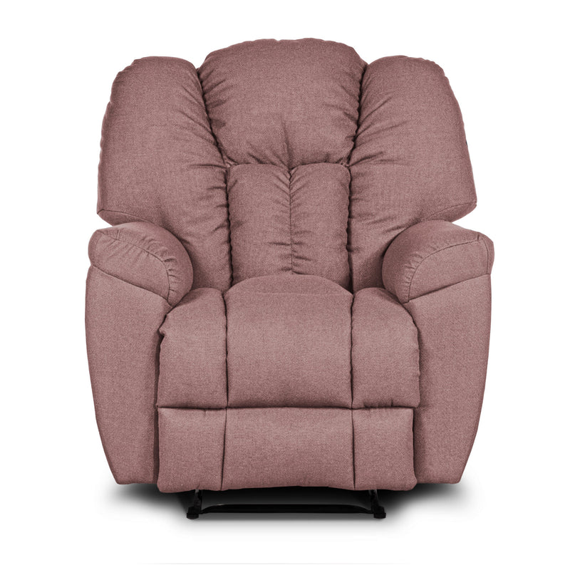 Versace Rocking & Rotating Recliner Upholstered Chair with Controllable Back - Purple-905170-PU (6613425913952)
