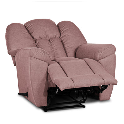 Versace Rocking & Rotating Recliner Upholstered Chair with Controllable Back - Purple-905170-PU (6613425913952)