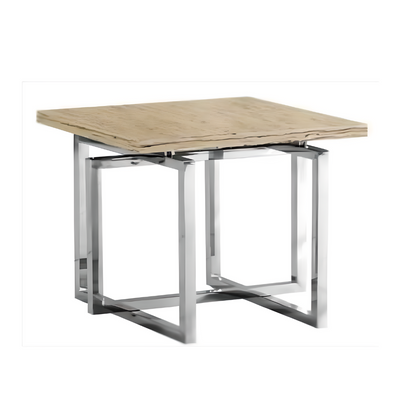 Shiny Wood End Table