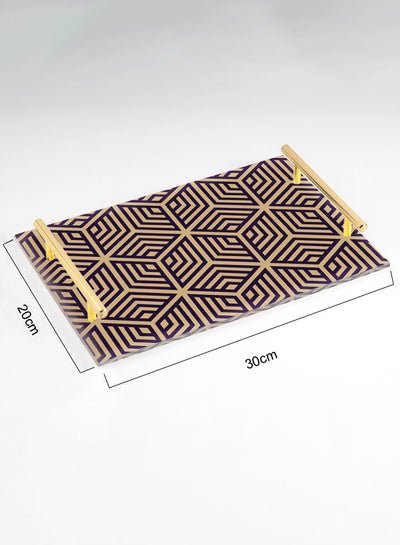 Decorative Acrylic Serving Tray -LWHATSG-Y55 (6622849400928)