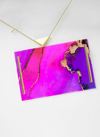 Decorative Acrylic Serving Tray -LWHATSG-Y64 (6622849695840)