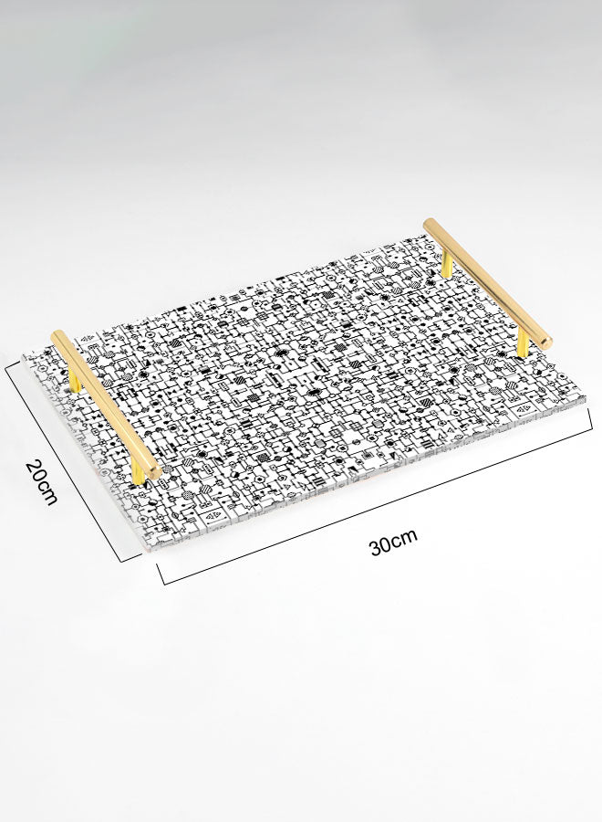 Decorative Acrylic Serving Tray -LWHATSG-Y90 (6622850613344)