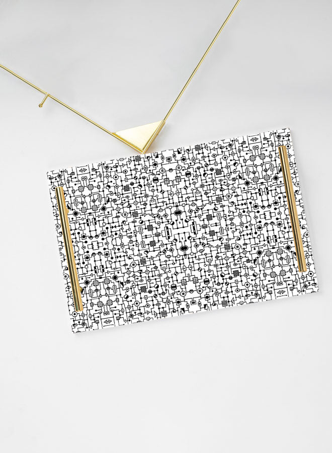 Decorative Acrylic Serving Tray -LWHATSG-Y90 (6622850613344)