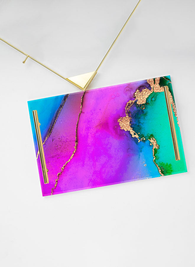 Decorative Acrylic Serving Tray -LWHATSG-Y92 (6622850678880)