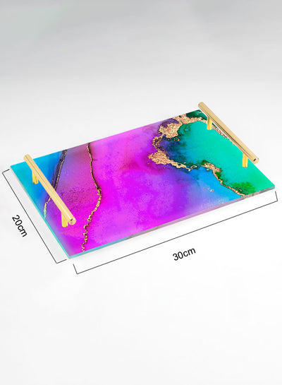 Decorative Acrylic Serving Tray -LWHATSG-Y92 (6622850678880)